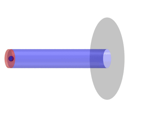 full protein synthesis and ejection through the tunnel